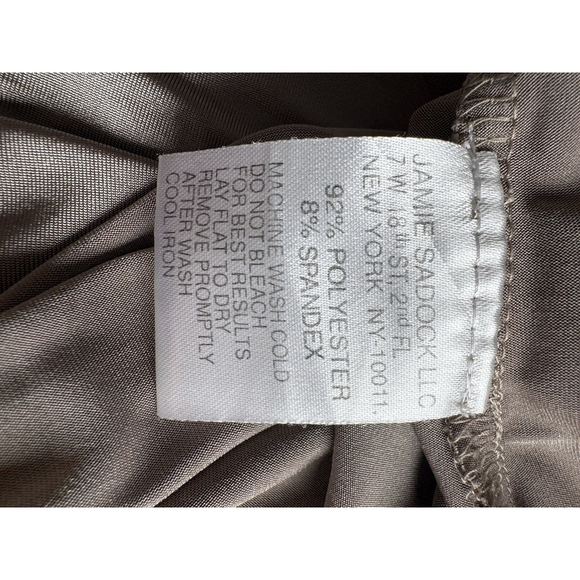 JAMIE SADOCK Sleeveless Golf Top 1/4 Zip Bright Orange & Tan Women’s Sz L - Picture 7 of 7